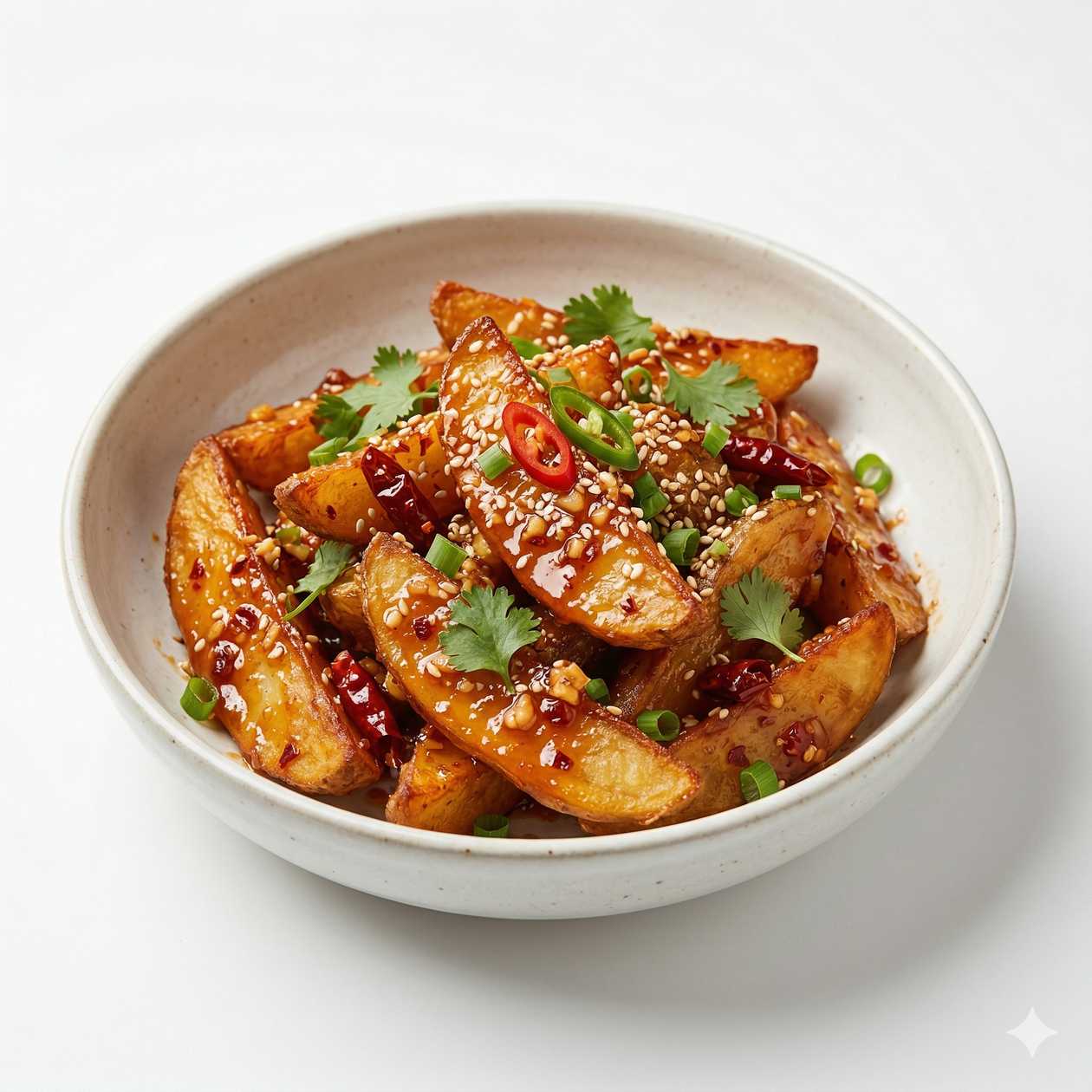 Honey Chilli Potatoes