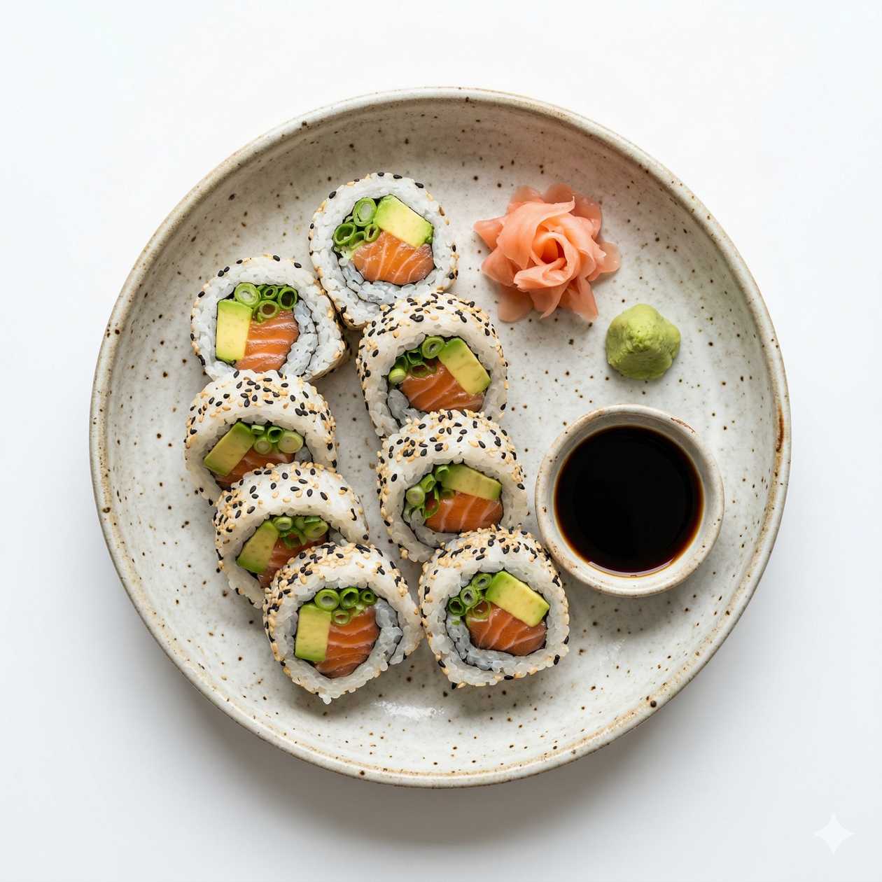Avocado and Salmon Negi