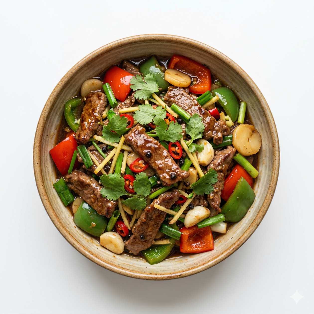 Stir Fried Lamb with Oyster Garlic Sauce