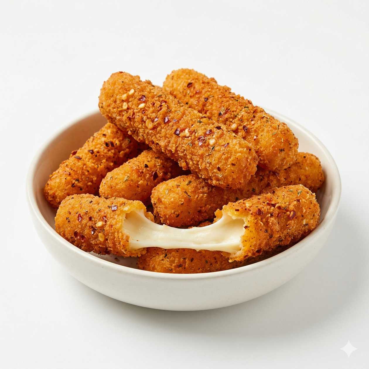 Chilli Crusted Mozzarella Sticks