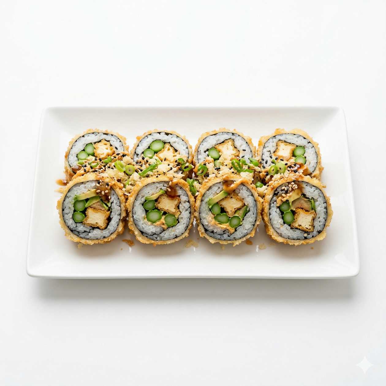 Crispy Fried Tofu Asparagus Roll