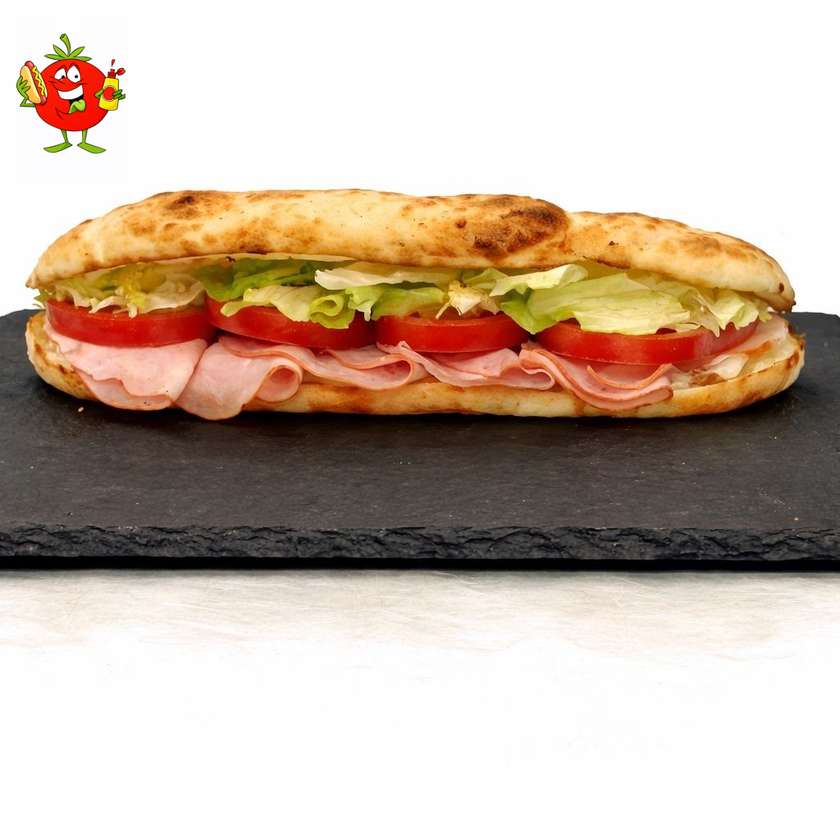 Focaccia with Ham