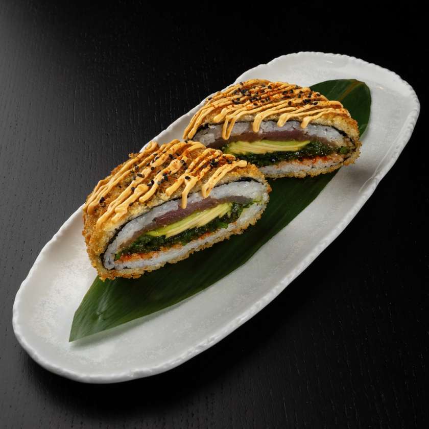 103 Tuna Sushi Burger.