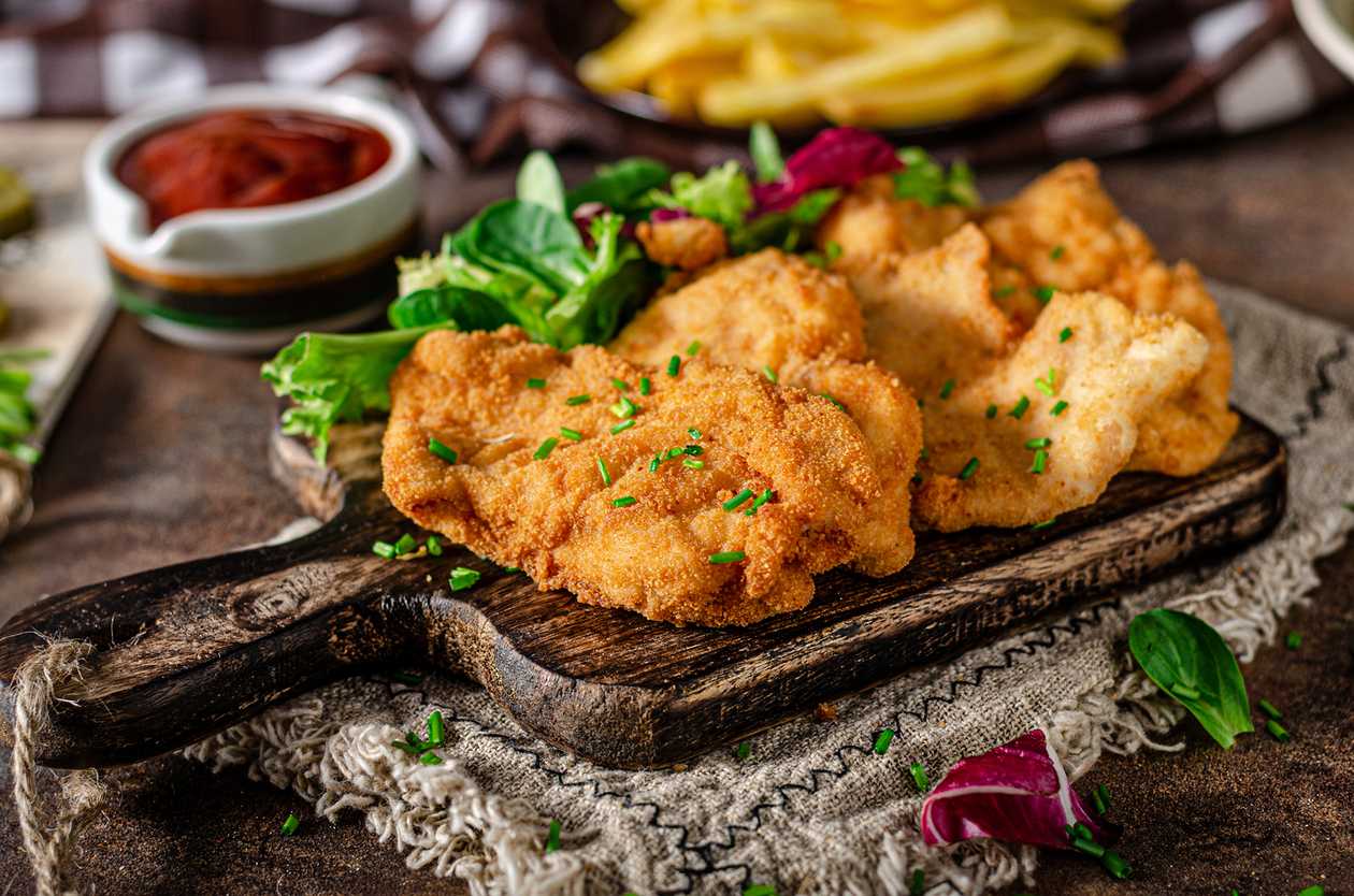 Fried Schnitzel (Chicken or Pork)