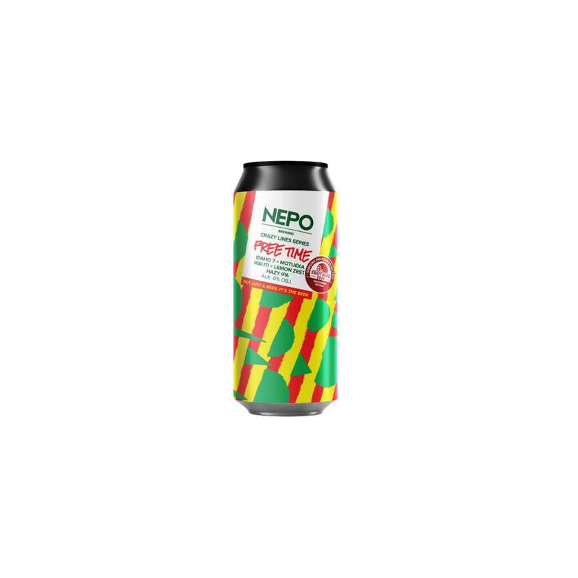 Nepomucen Crazy Lines Free Time 6% puszka 0.5L