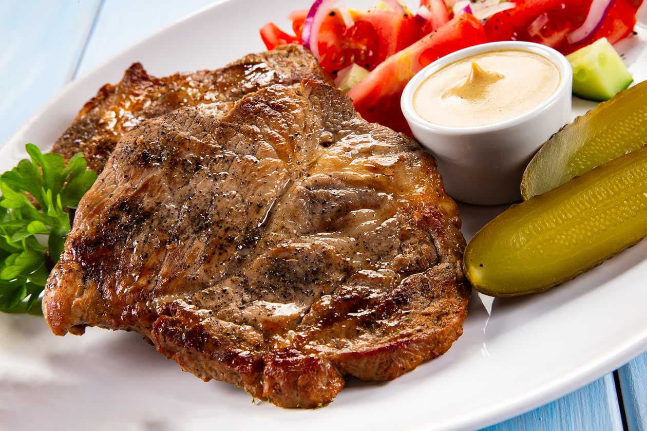 Grilled Pork Steak