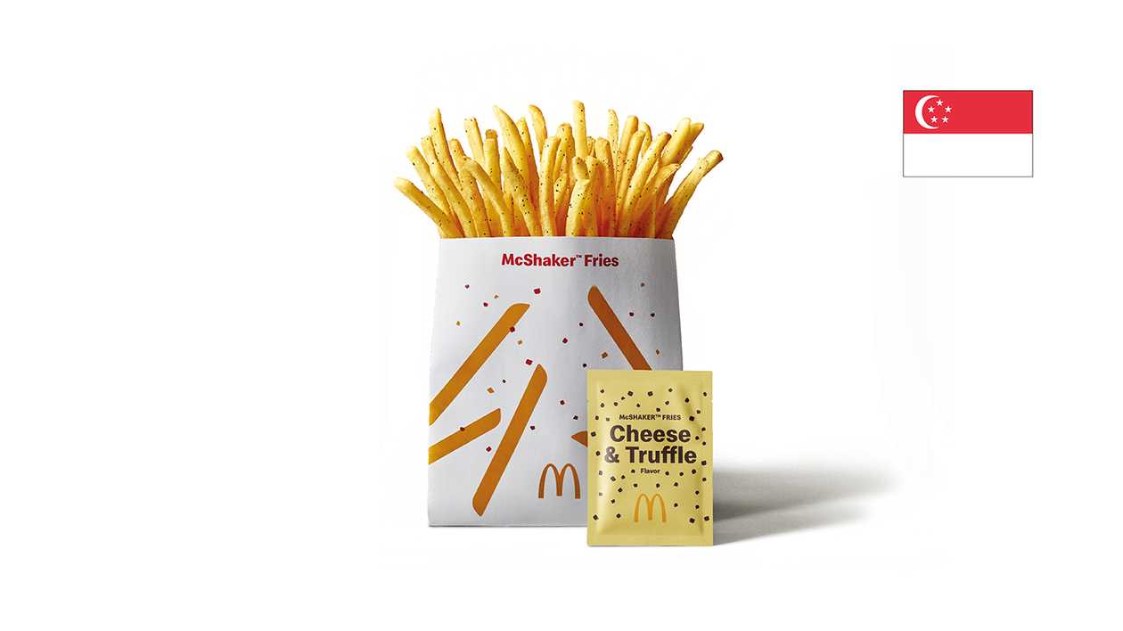 McShaker Fries Cheese & Truffle flavor