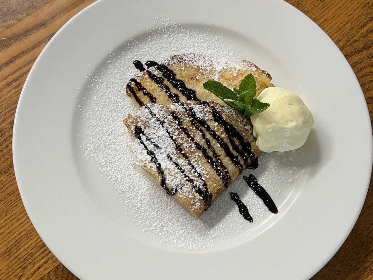 Domácí palačinka s krémem