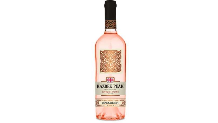 Kazbek Peak Rose Saperavi 0.75L pół/wytrawne