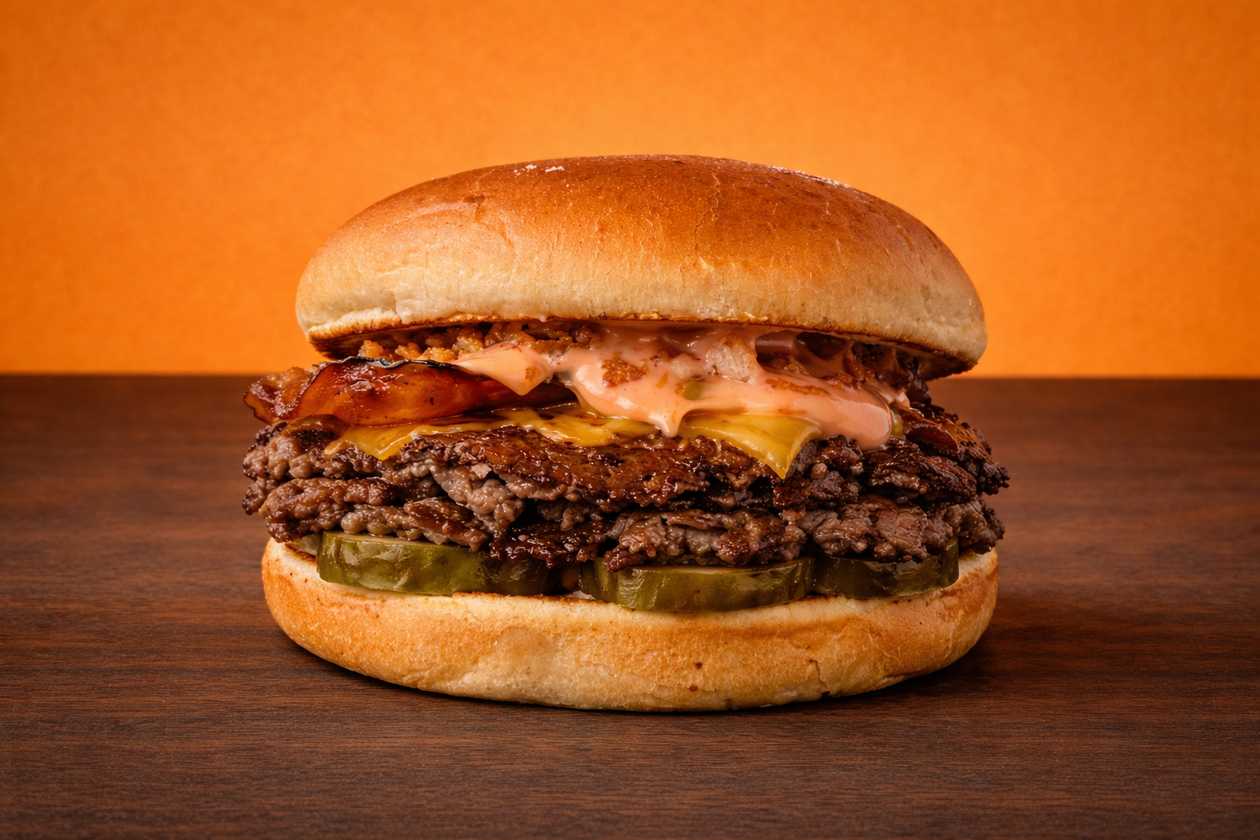Cheesy Bacon Burger