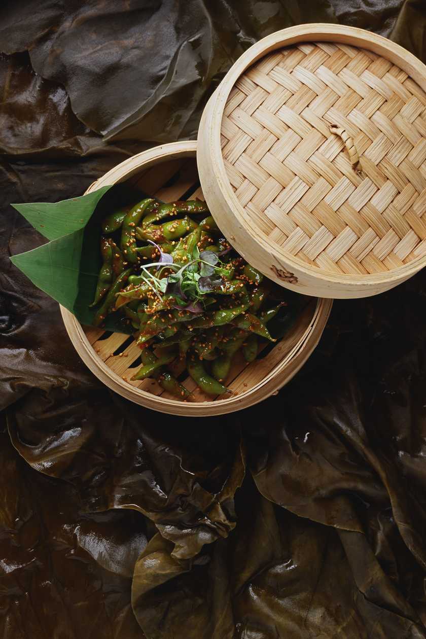 Spicy edamame