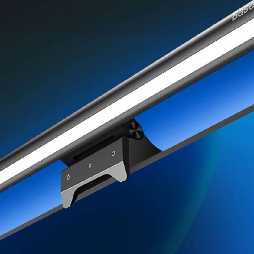 Baseus I-Wok Pro Computer Monitor Light - Stepless Dimming Monitor Lamp, Eye-Care LED Bar