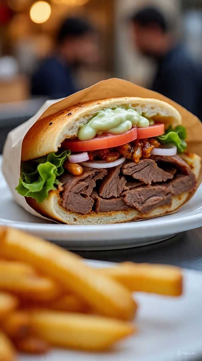 Beef Shawarma Sandwich