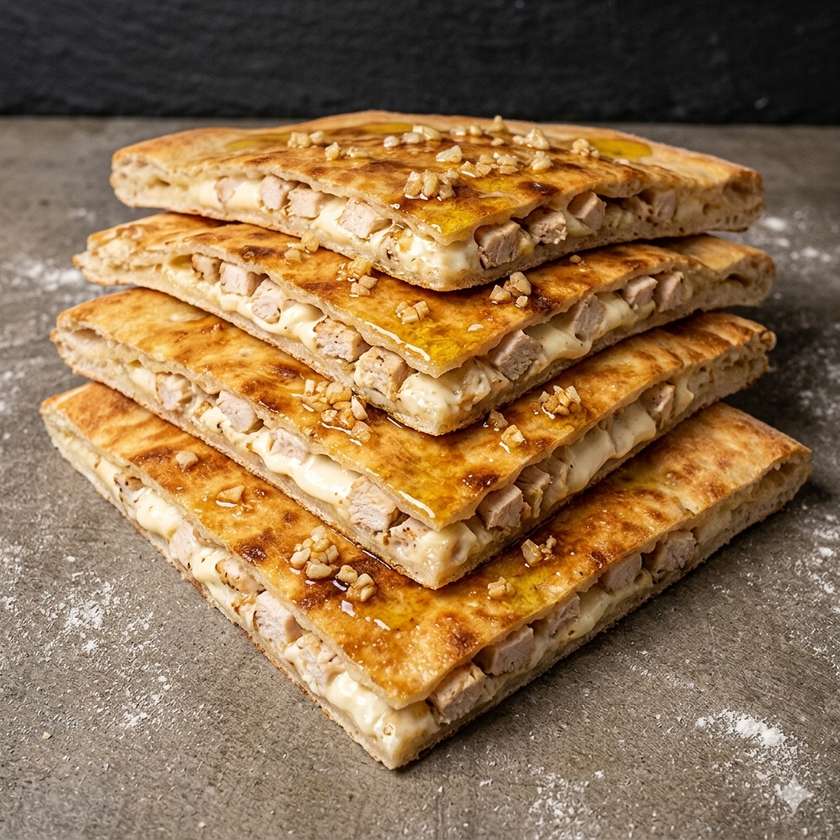 Pizza Sandwich Cu Piept De Pui