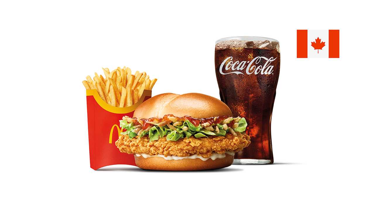 McCrispy Hot Honey velké McMenu