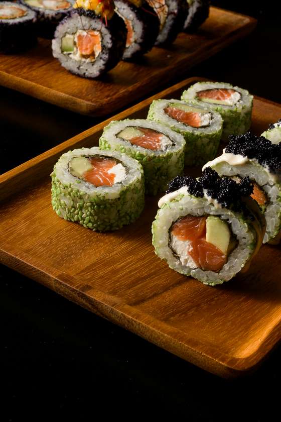 Salmon Wasabi Uramaki