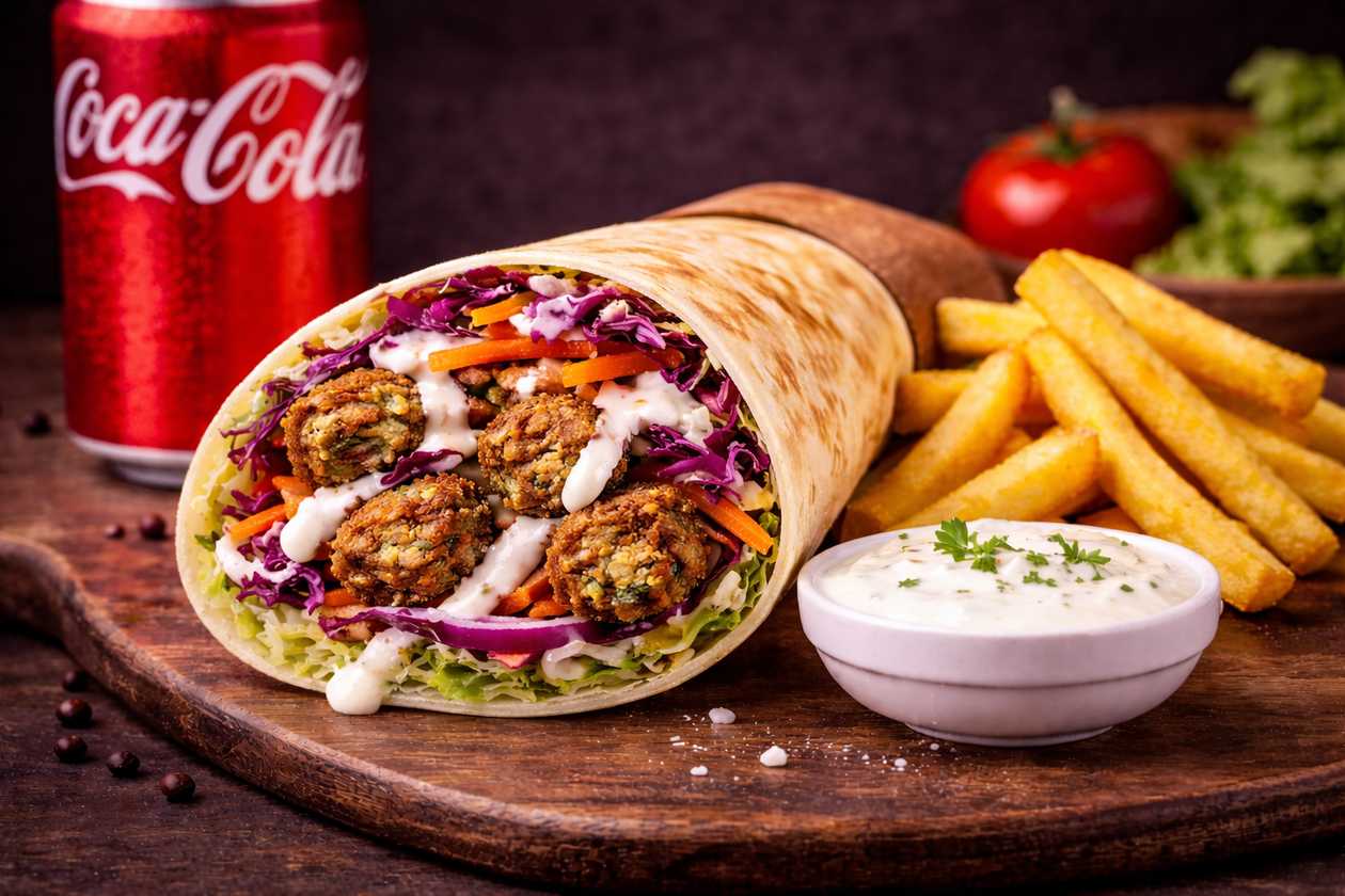 Falafel placka COMBO