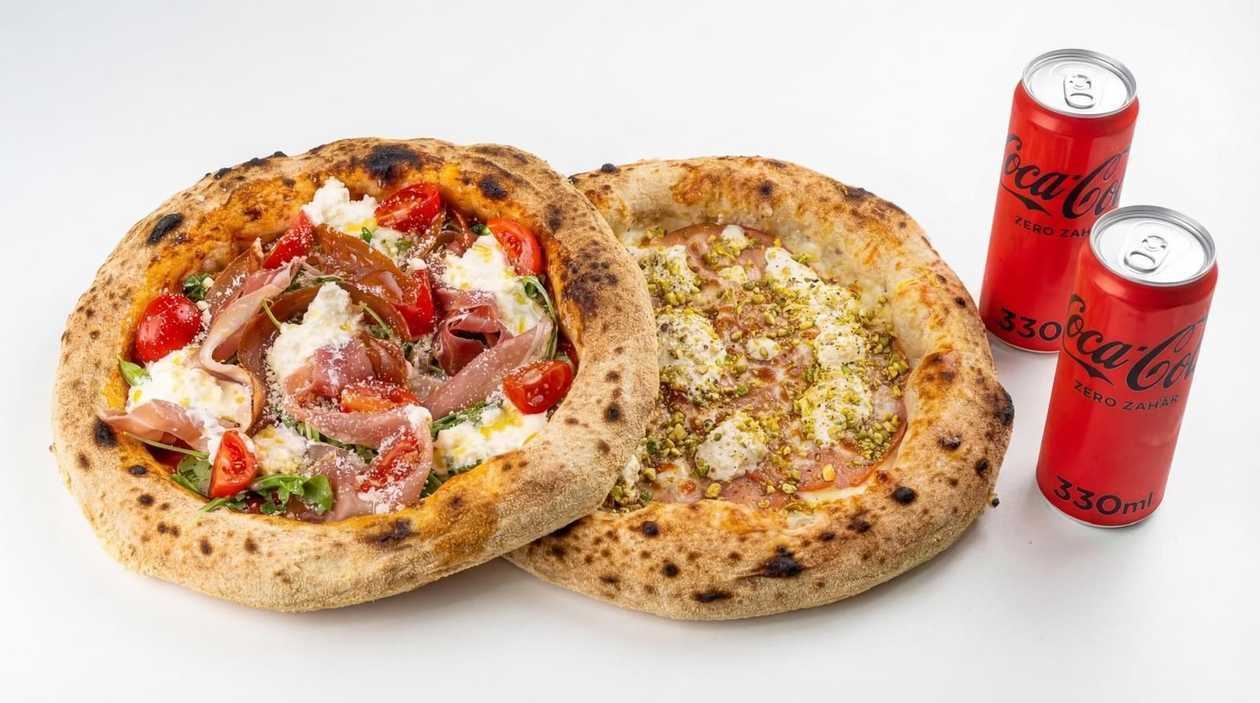 ⁠Couple Combo Deal - Any 2 Pizza - Get 2 Coca Cola for FREE