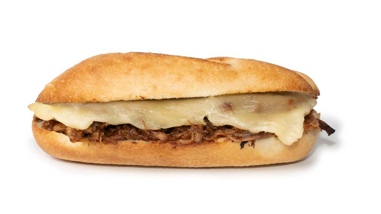 39. Pulled pork BBQ e queijo maturado
