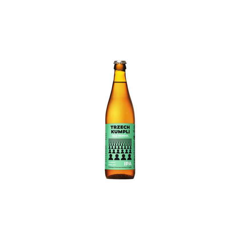 Trzech Kumpli Old School  Classic English IPA  6.5% Butelka 0.5L