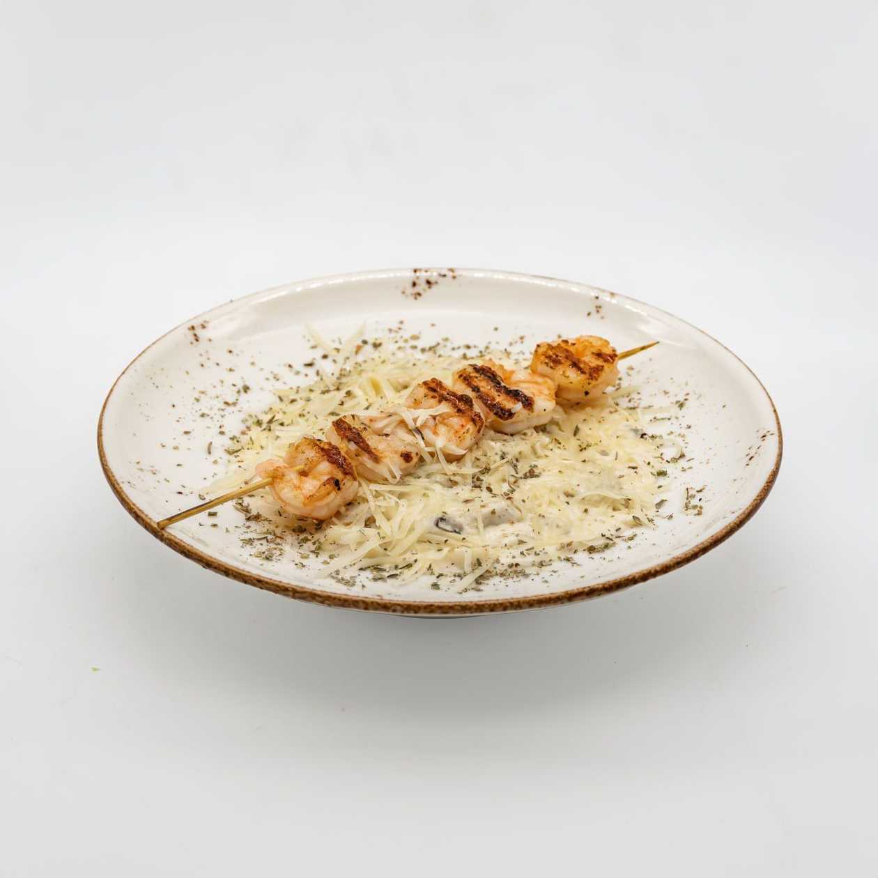 Fettuccine Alfredo with Shrimps