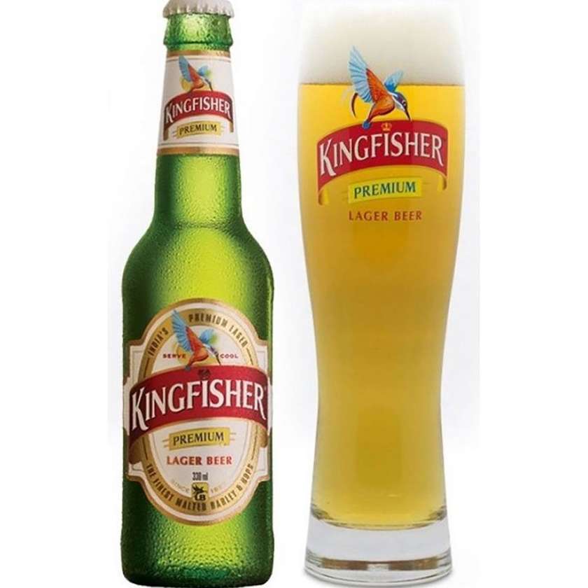 Indické pivo Kingfisher 0,33l
