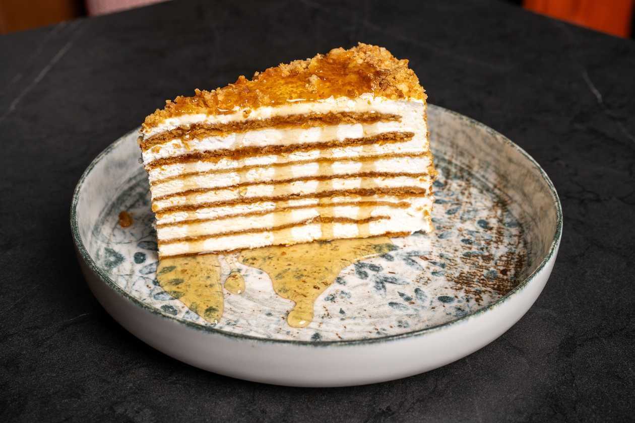 Medovik (honey) cake