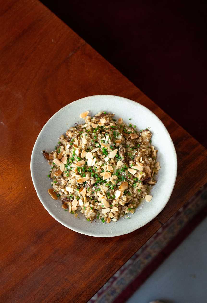 Shiitake mushroom & Za'atar risoto