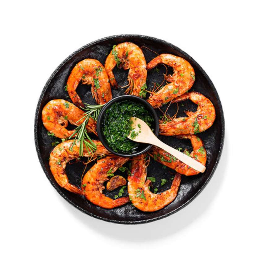 Prawns in spicy tomato sauce