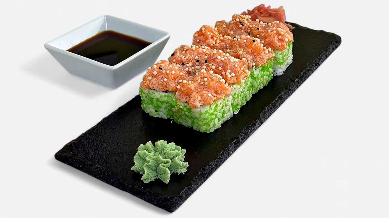 House Salmon Vulcano Rolls