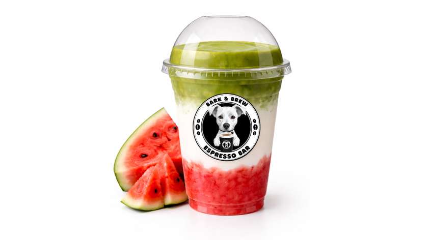 Iced Matcha Watermelon Latte