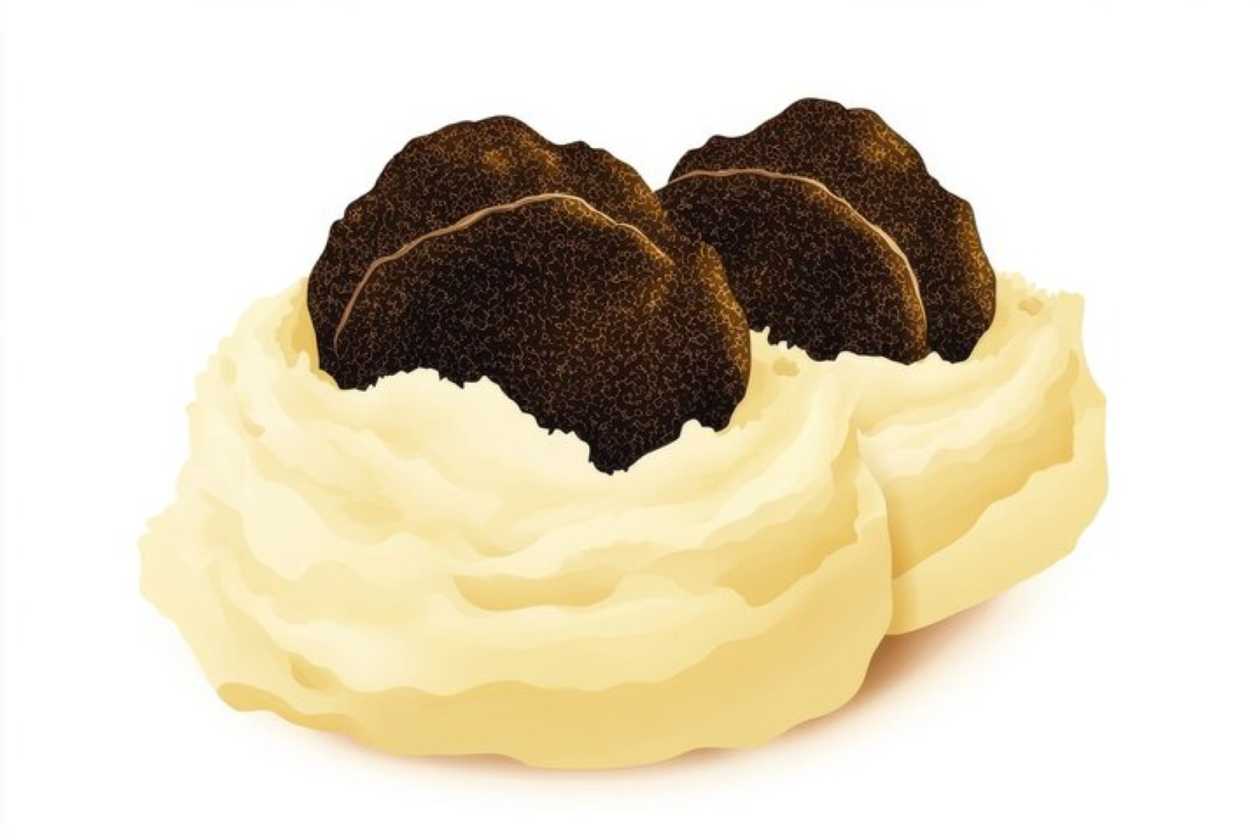 Mashed potatoes with truffles