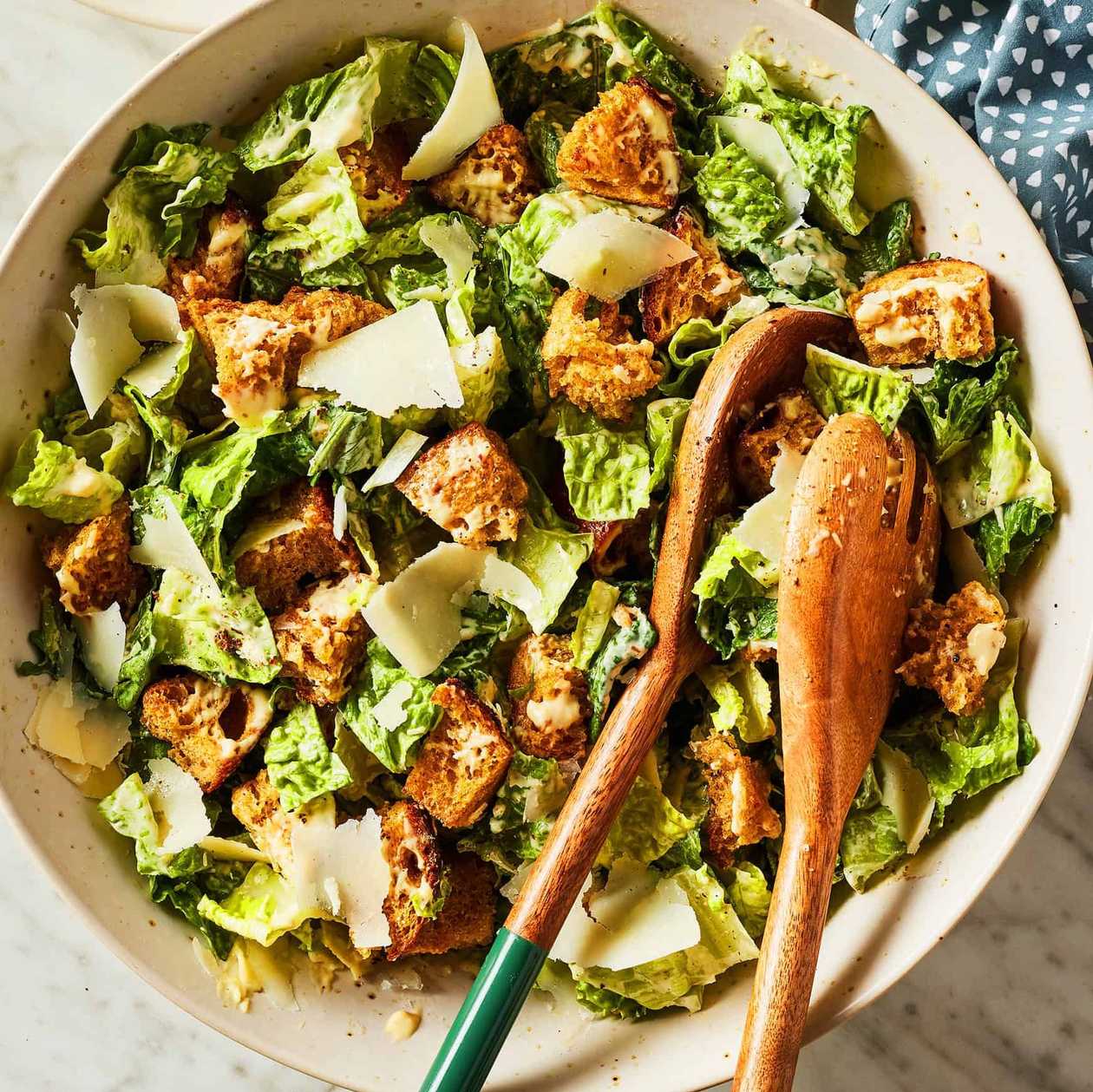 Caesar salad with chicken