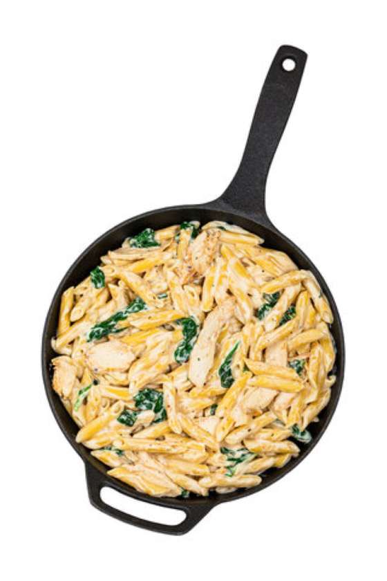 Baked Penne with Spinach and Chicken