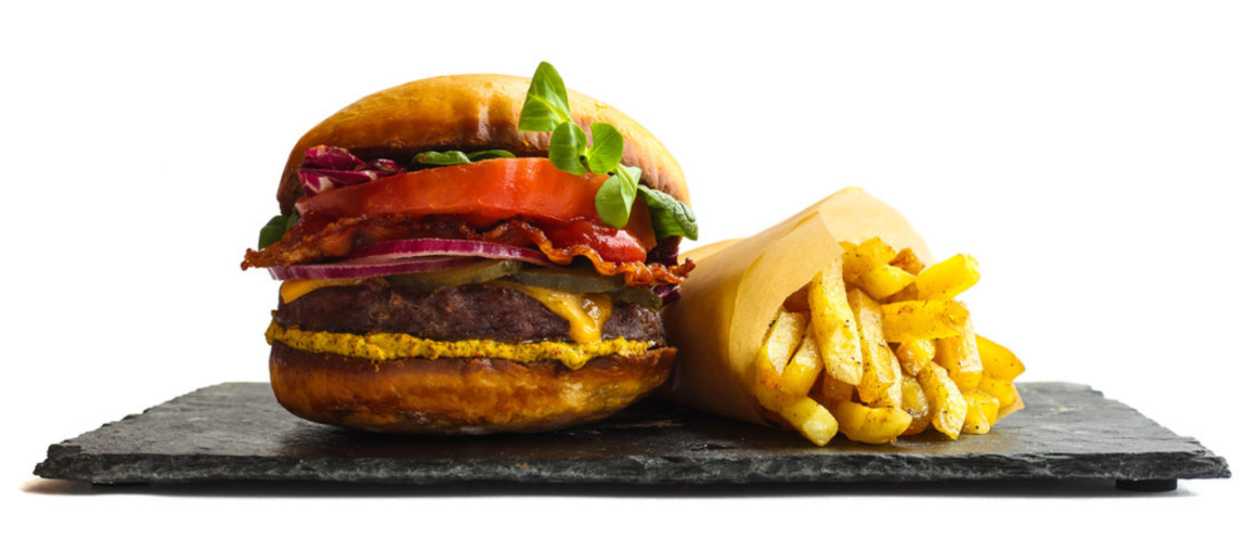 Chicken Burger with Fries
