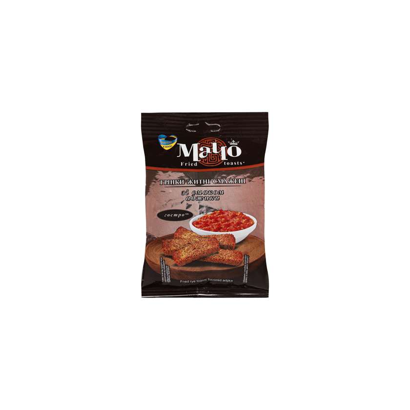 Grzanki żytnio-pszenne Maczo o smaku adżyki 65g