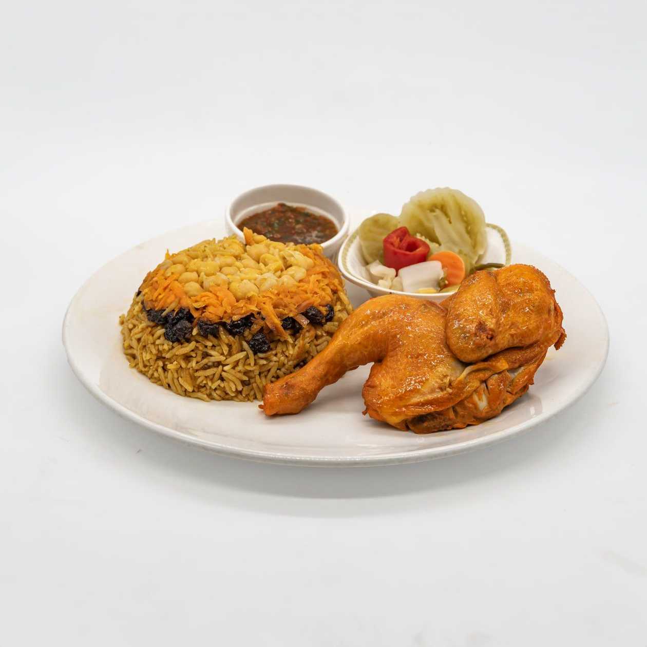 uzbak with chicken