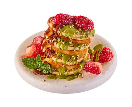 CREPES WITH CHOCOLATE & MATCHA