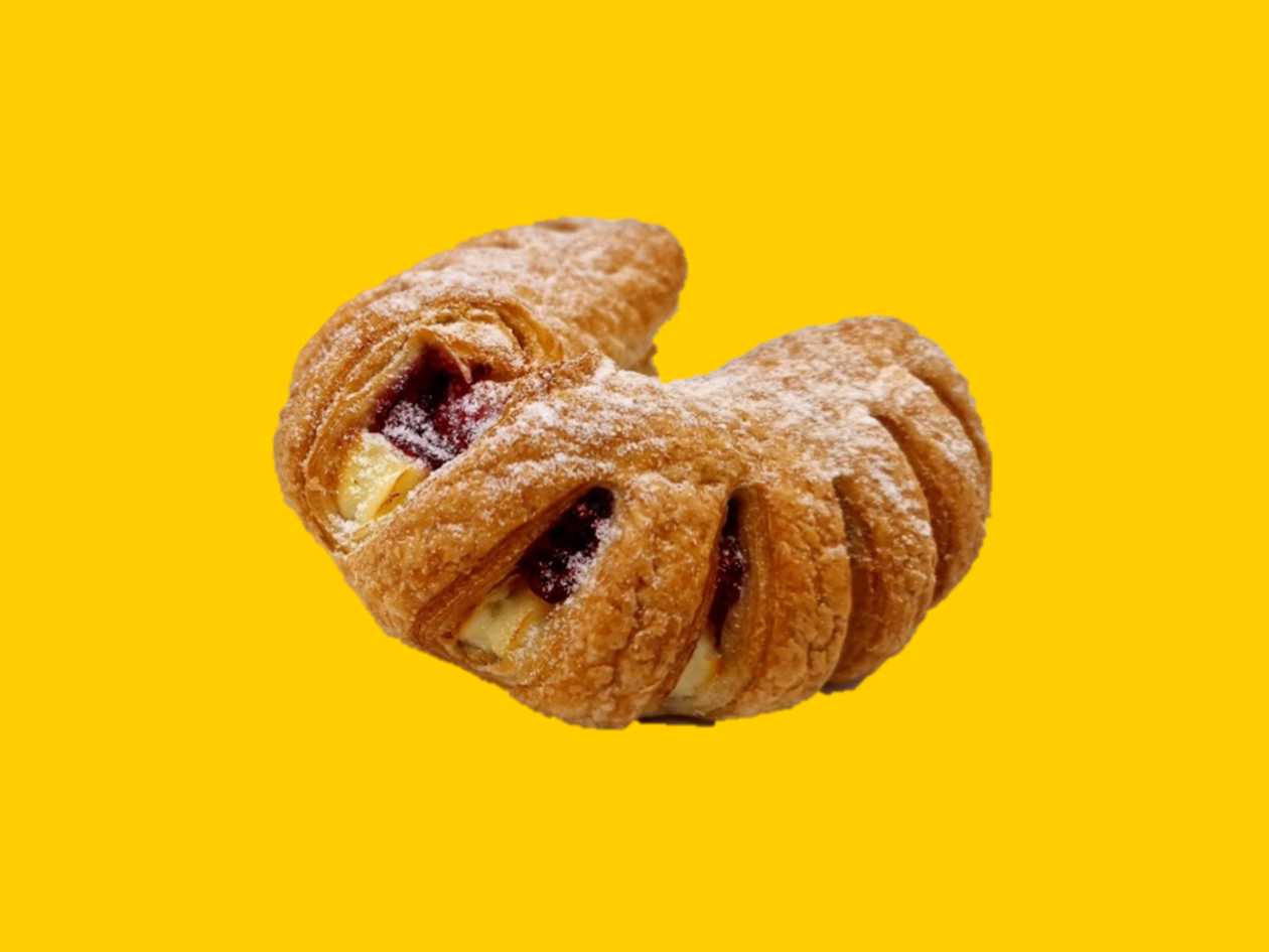 Curd-Raspberry croissant 150G