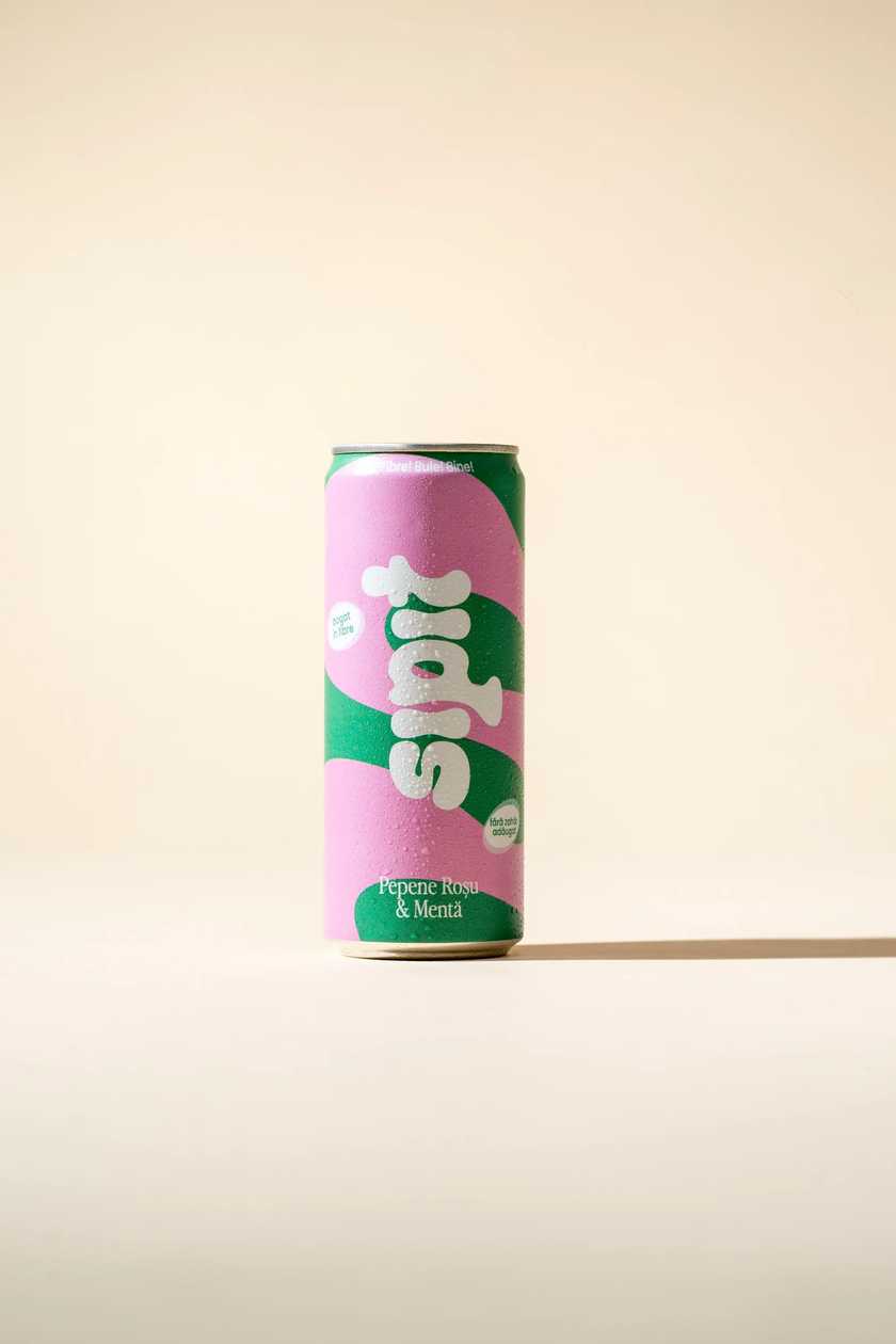 SIPIT - PREBIOTIC SODA - Pepene roşu & Mentă