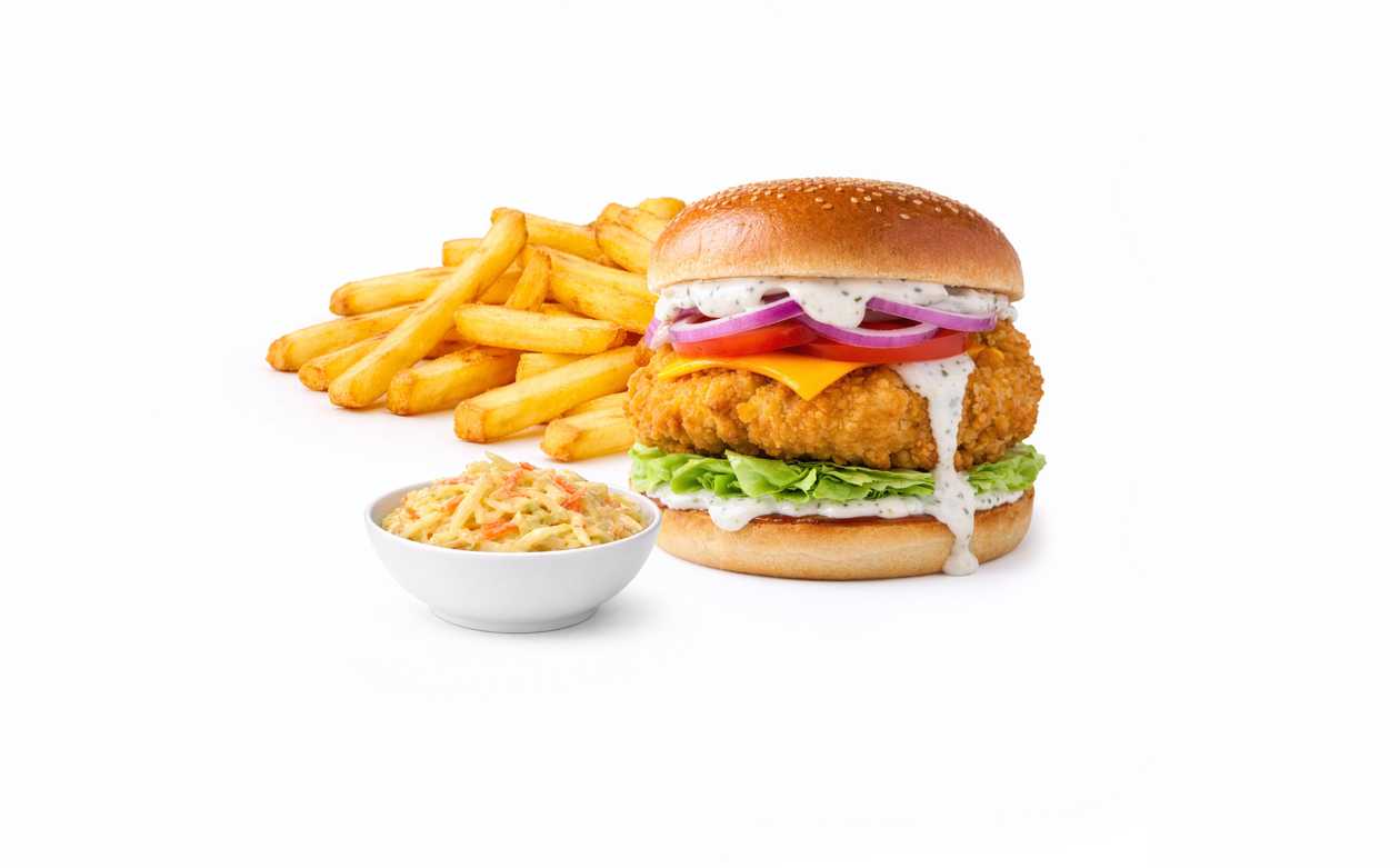 Zestaw kura burger