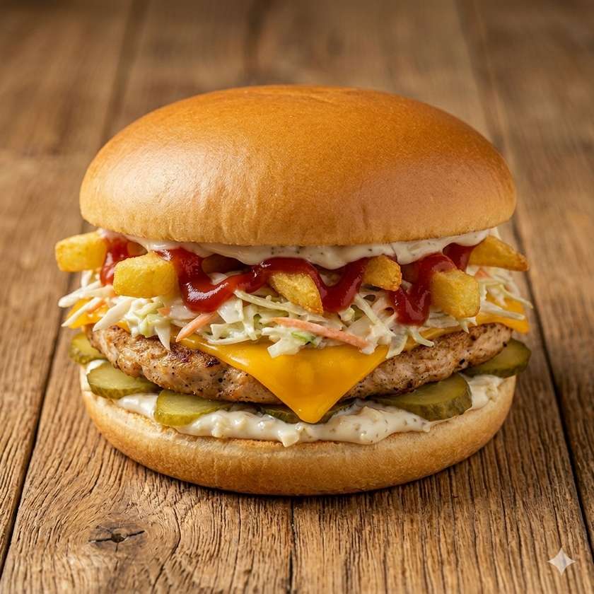 Cheeseburger De Pui