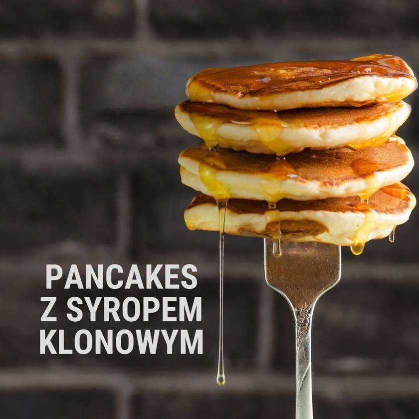 PANCAKES Z SYROPEM KLONOWYM 4 szt.