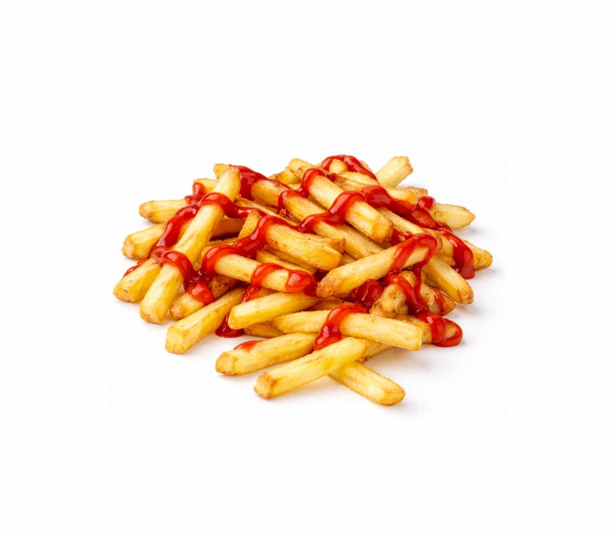 Fryty domowe z domowym ketchupem