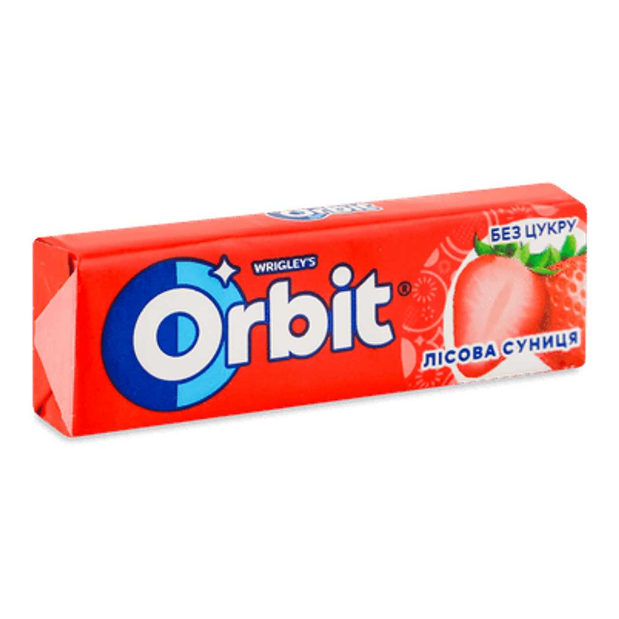 Гумка жувальна Orbit Лісова суниця (14г)