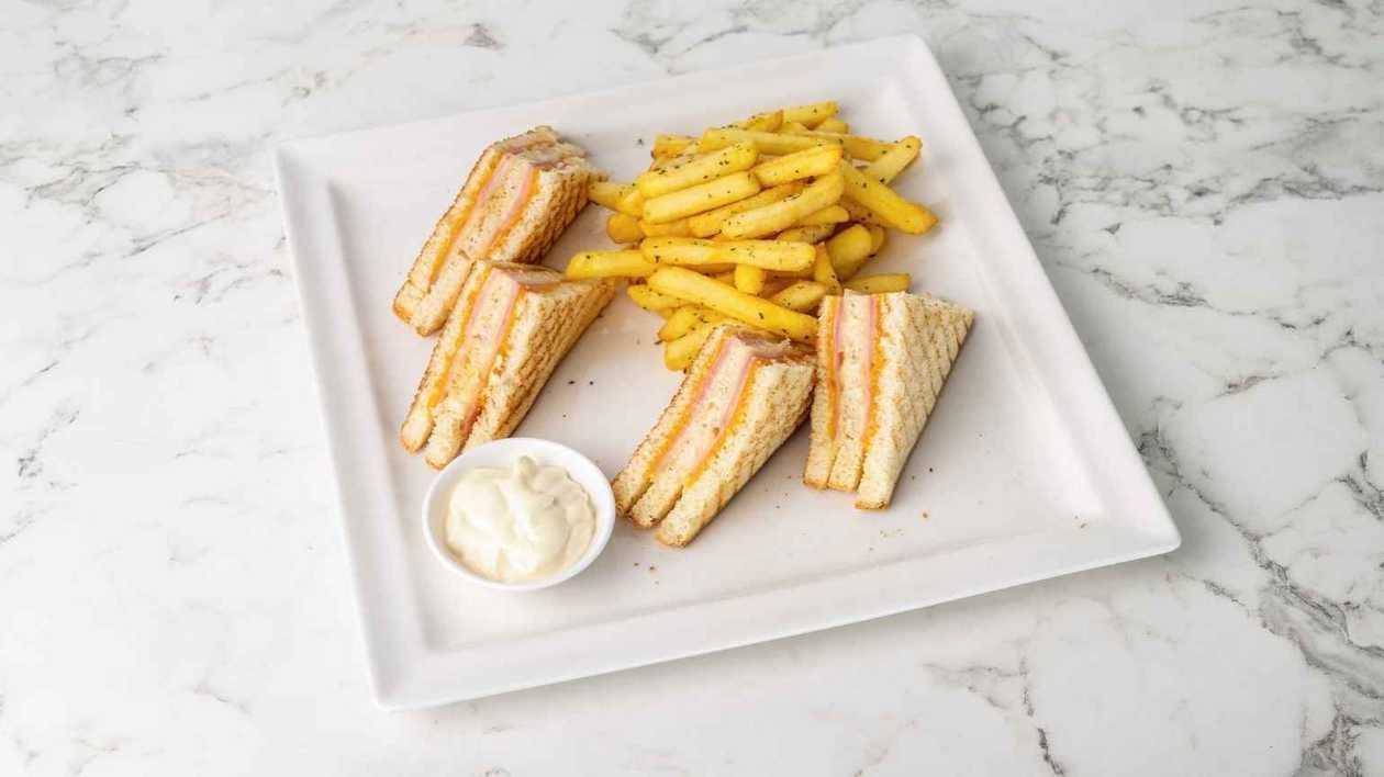 Triple Decker Ham & Cheese