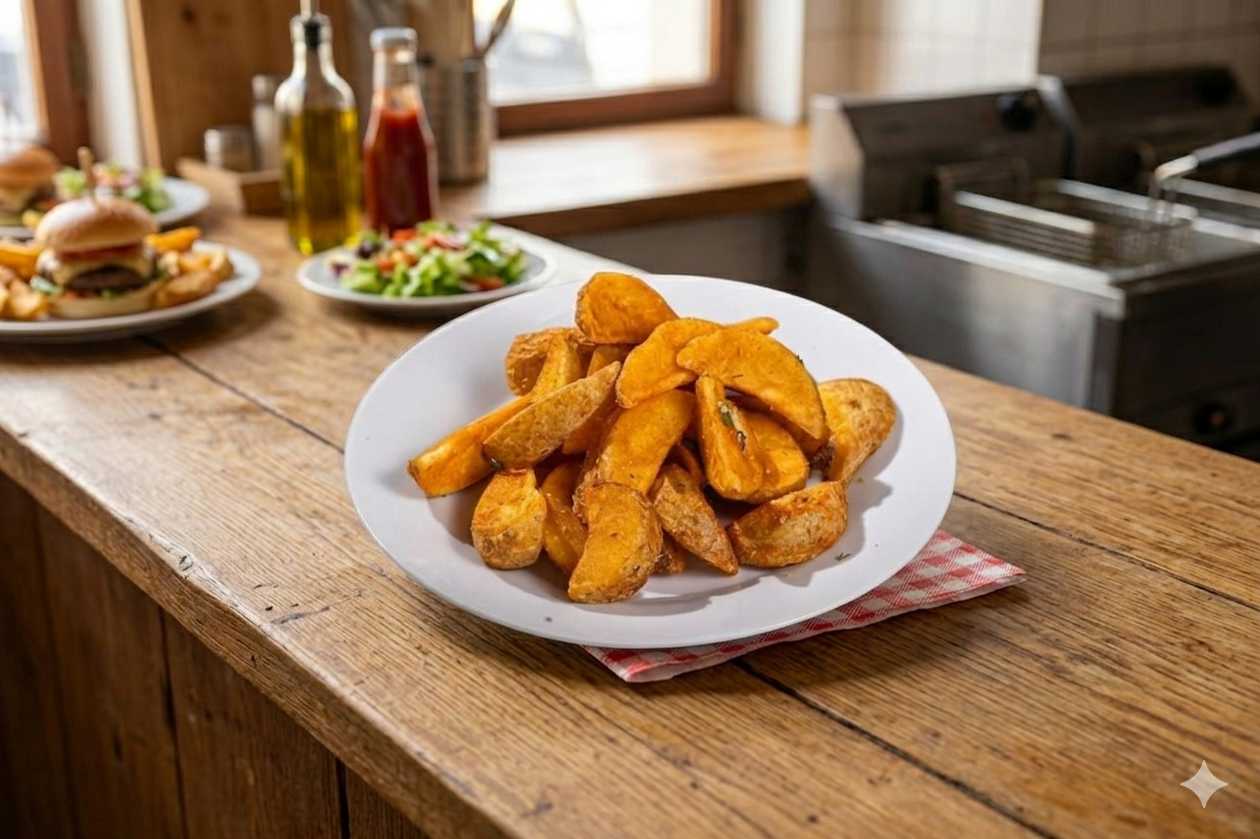 Cartofi Prăjiți Wedges