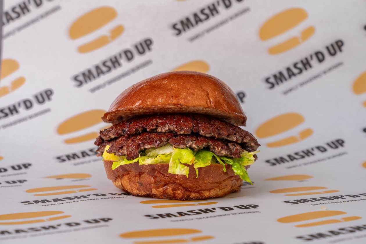 Build Your Own 2 Beef Patties Burger