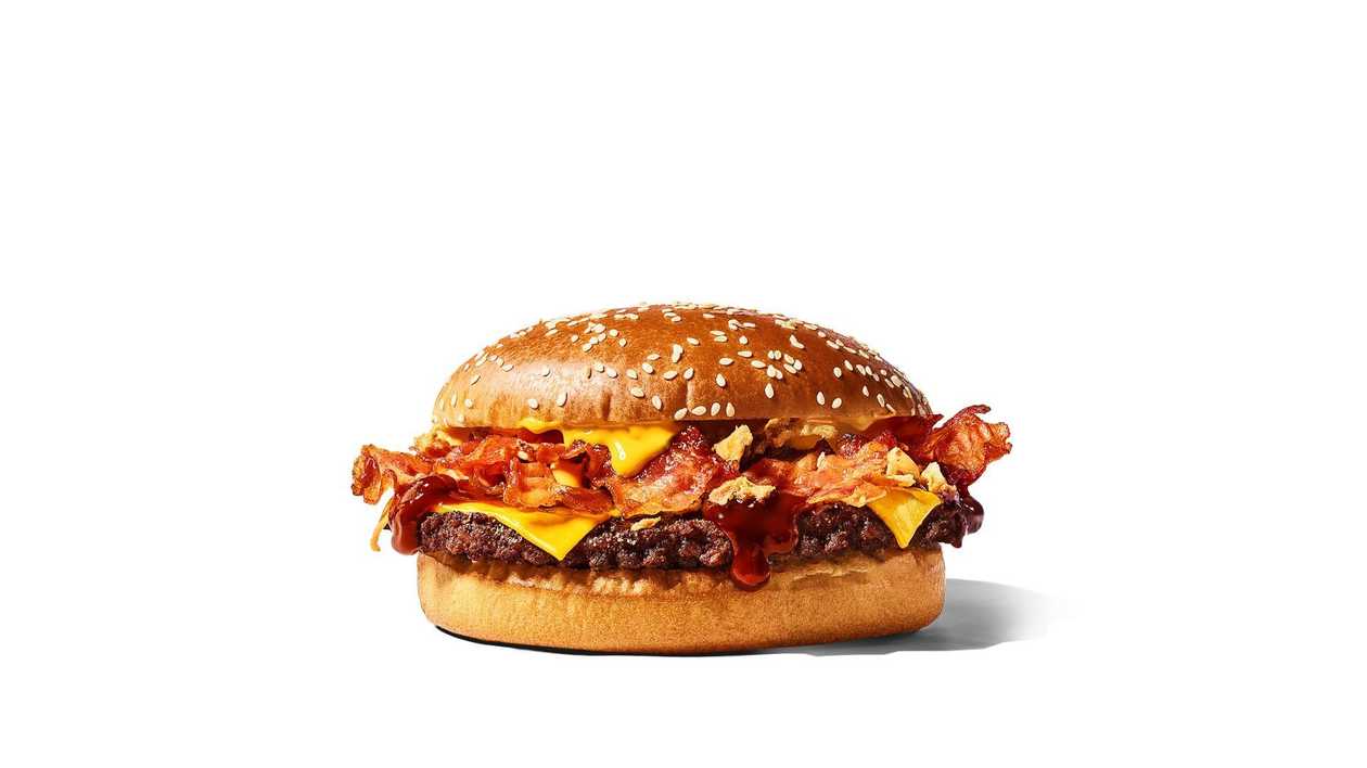 Cheesy BBQ Beef Burger