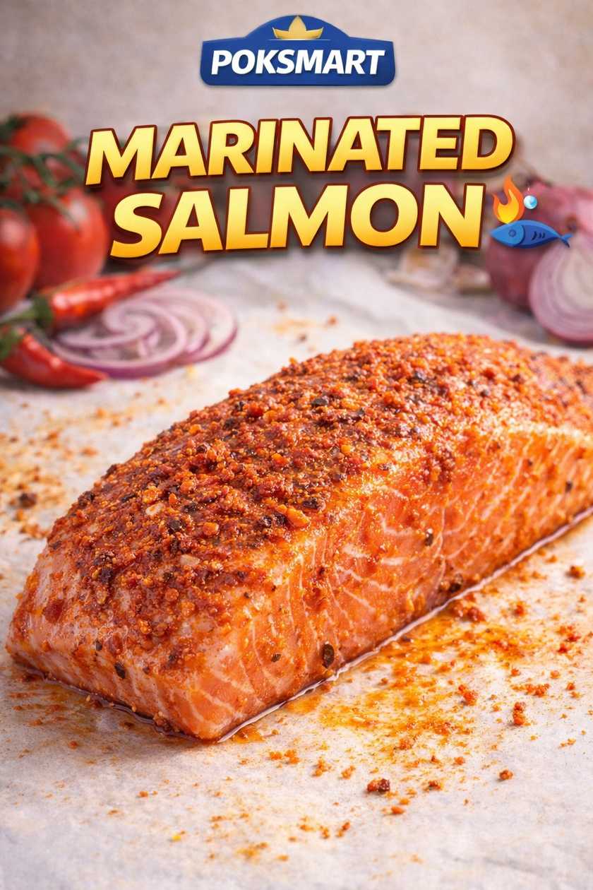 👉 Premium Salmon (Marinated & Ready to Cook)